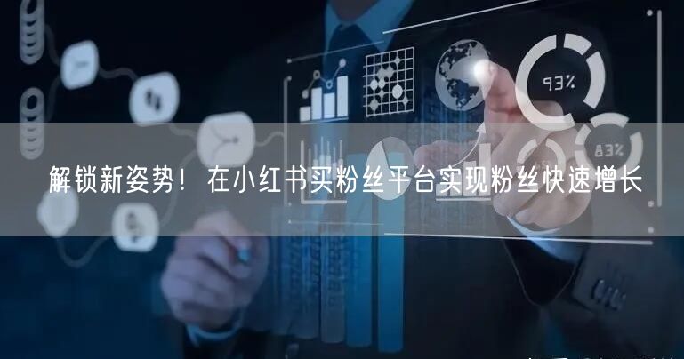 解锁新姿势！在小红书买粉丝平台实现粉丝快速增长