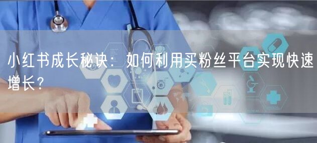 小红书成长秘诀：如何利用买粉丝平台实现快速增长？