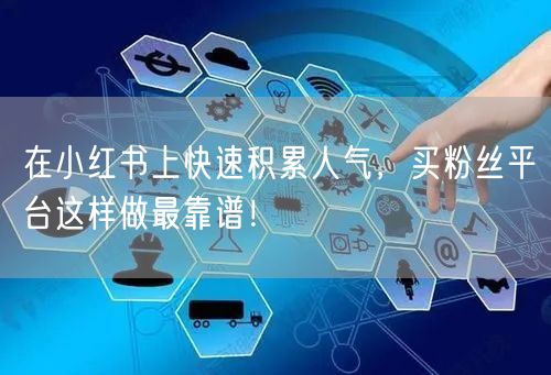 在小红书上快速积累人气，买粉丝平台这样做最靠谱！