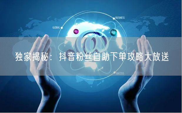 独家揭秘：抖音粉丝自助下单攻略大放送