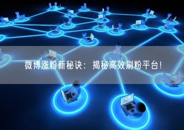 微博涨粉新秘诀：揭秘高效刷粉平台！