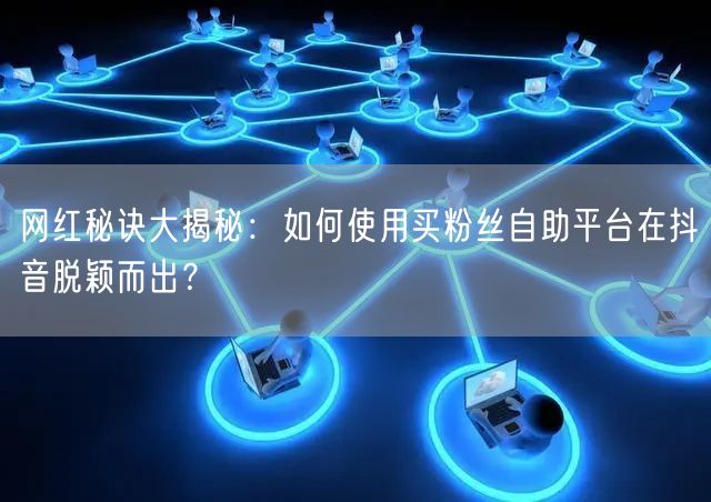 网红秘诀大揭秘：如何使用买粉丝自助平台在抖音脱颖而出？