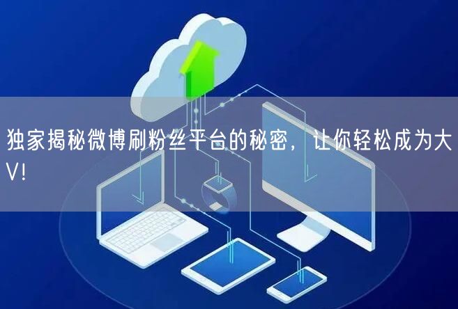 独家揭秘微博刷粉丝平台的秘密，让你轻松成为大V！