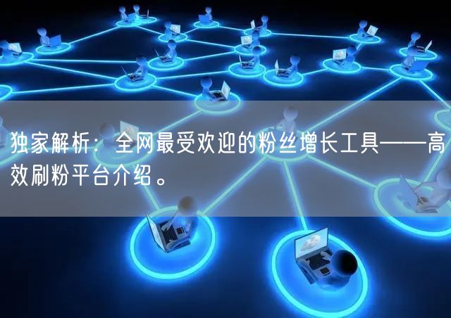 独家解析：全网最受欢迎的粉丝增长工具——高效刷粉平台介绍。