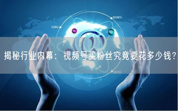 揭秘行业内幕：视频号买粉丝究竟要花多少钱？