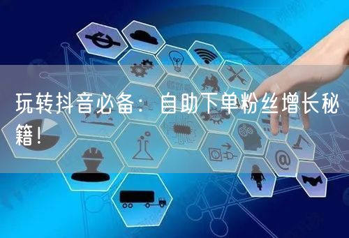 玩转抖音必备：自助下单粉丝增长秘籍！