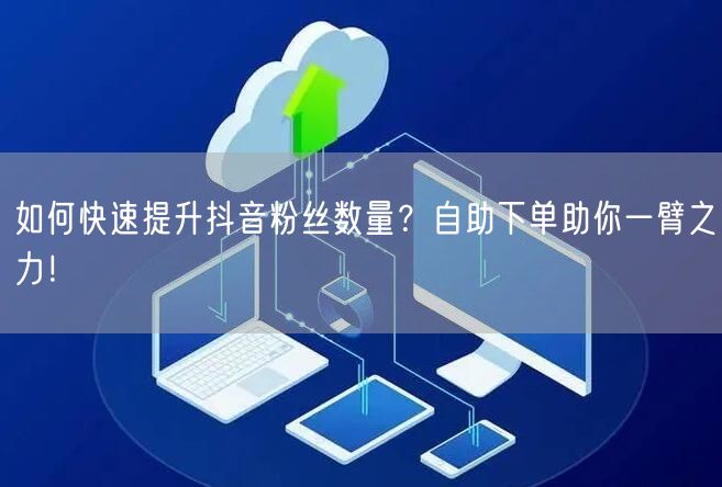如何快速提升抖音粉丝数量？自助下单助你一臂之力！