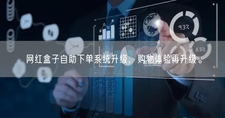 网红盒子自助下单系统升级，购物体验再升级。