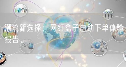 潮流新选择：网红盒子自助下单体验报告。