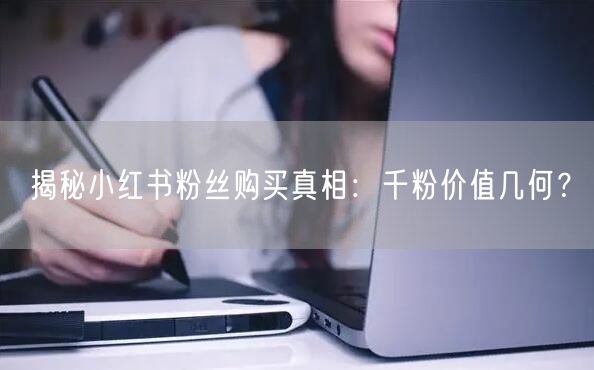 揭秘小红书粉丝购买真相:千粉价值几何?