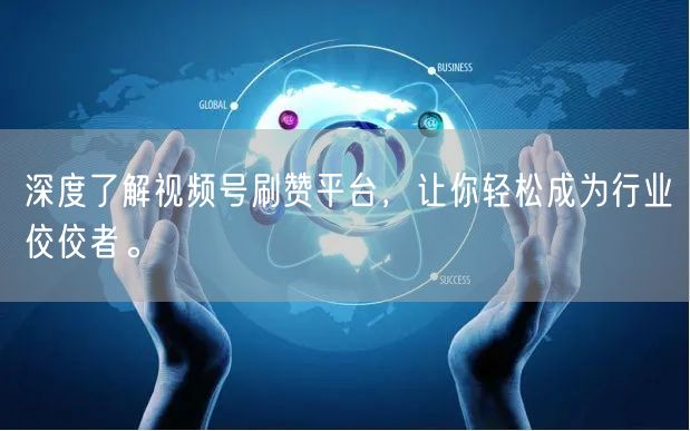 深度了解视频号刷赞平台，让你轻松成为行业佼佼者。
